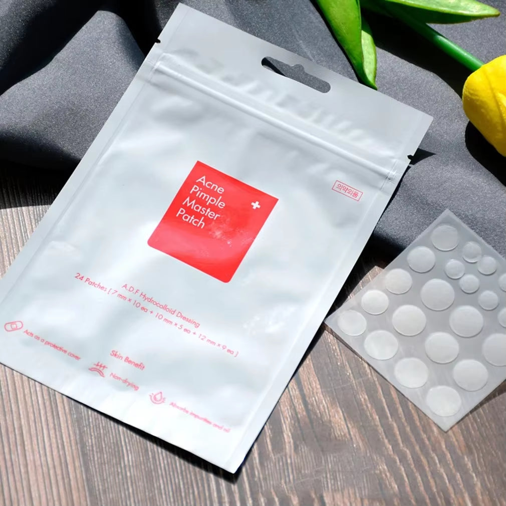 Closed Pimple Master Patch 24 Patches Invisible Absorption Secretions Breathable Makeup Colloidal Mask Skin Beauty Care Stickers