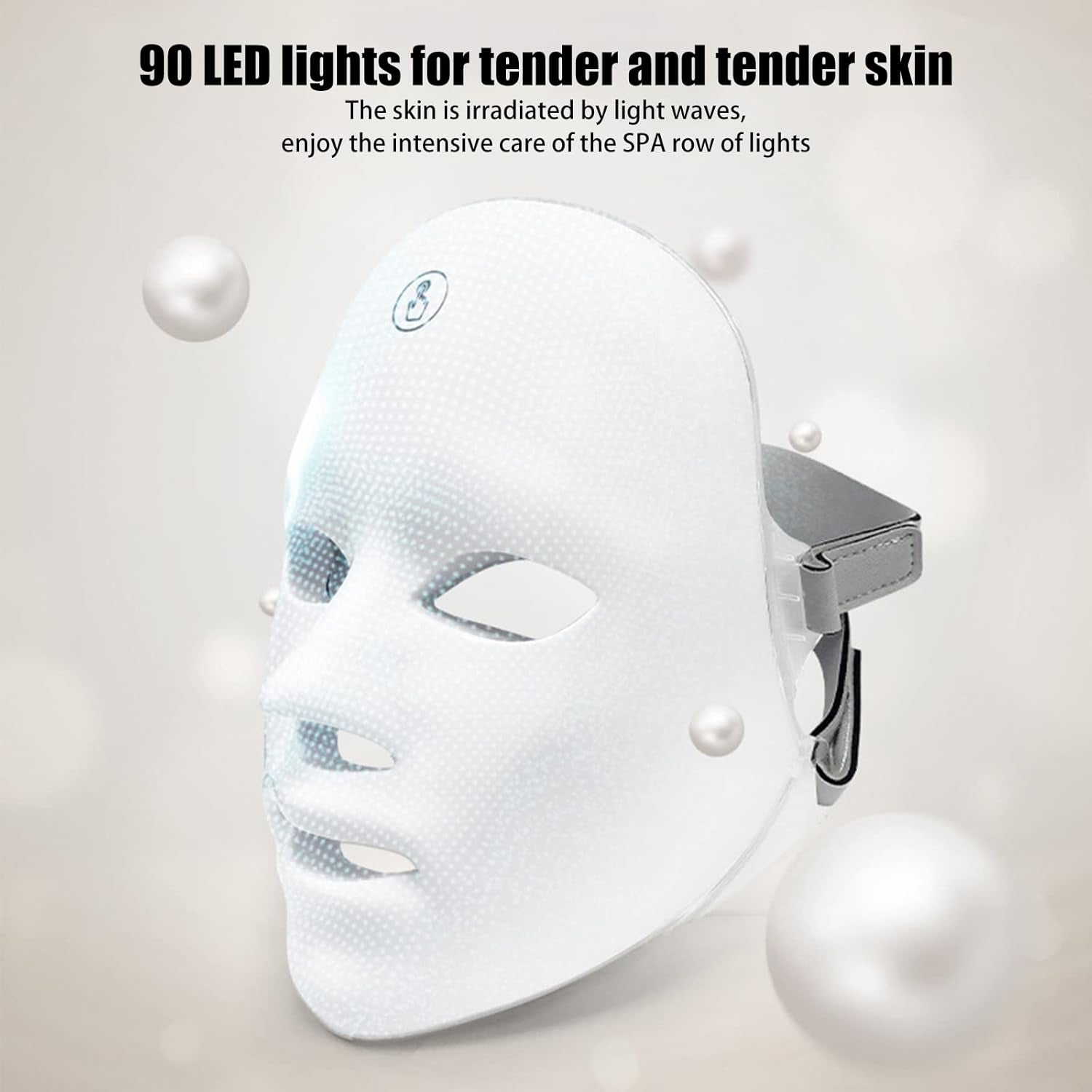 LED Light Therapy Face Mask -  7 Colour Photon Therapy Mask for Face Skin Rejuvenation, Facial Skin Treatment, Anti-Aging, Anti-Acne, Anti-Wrinkle