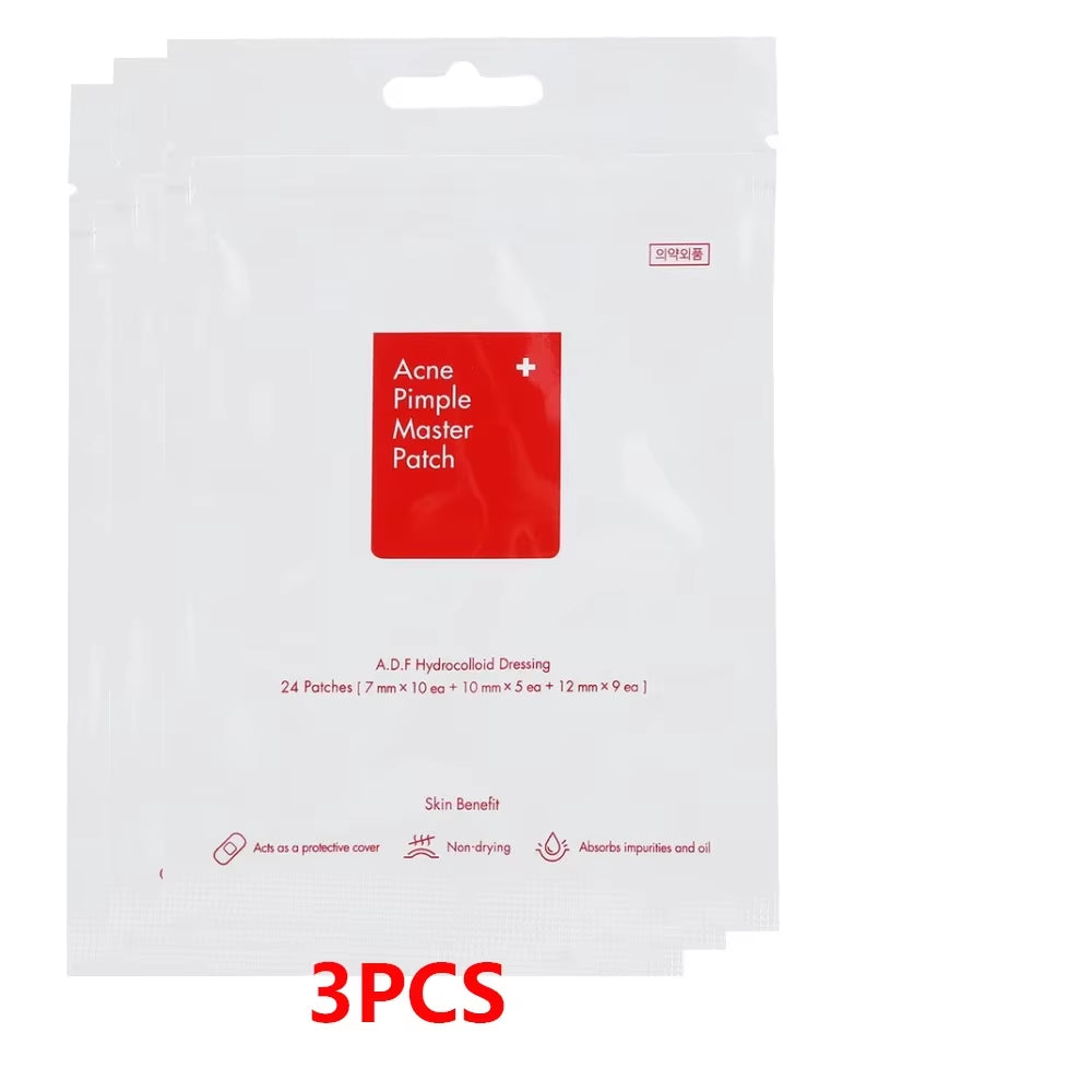 Closed Pimple Master Patch 24 Patches Invisible Absorption Secretions Breathable Makeup Colloidal Mask Skin Beauty Care Stickers