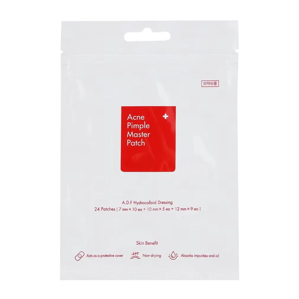 Closed Pimple Master Patch - 24 Invisible Patches - Absorbs Secretions | Breathable Makeup Colloidal Skin Beauty Care Stickers