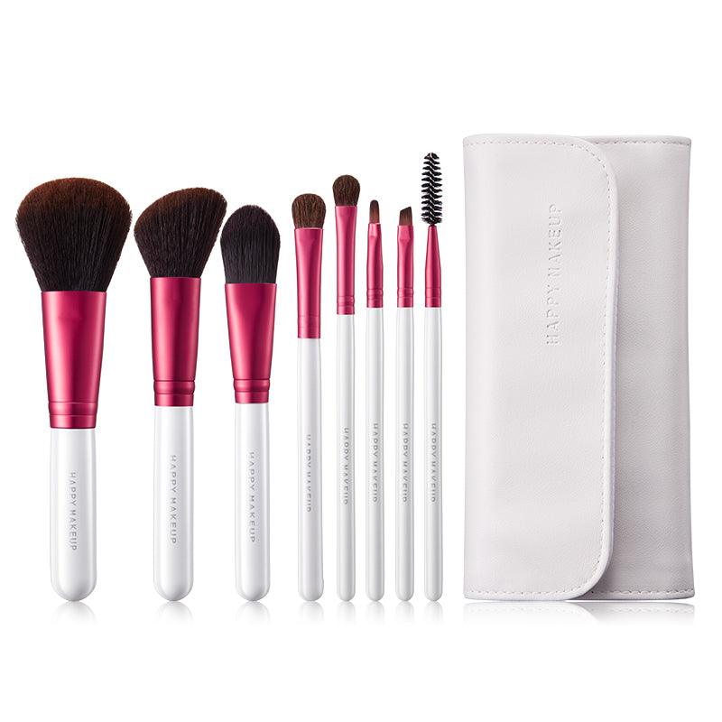 Portable Beauty: 8-Piece Travel Makeup Brush Set-1